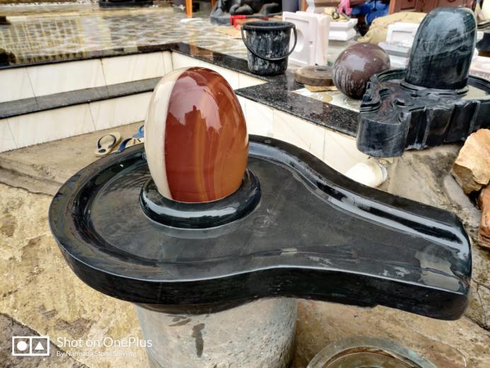 Black And Brown Shivling 