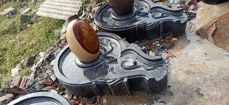 Narmadeshwar Shivling Plain Jaldhari