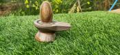 Nrmada Stones Shivling with Damru Shape Jaldhari 