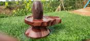 Narmada Shivling Stones with Damru Shape Jaldhari