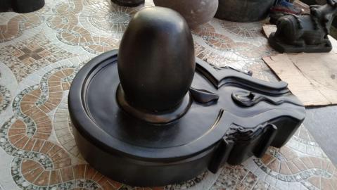 Black Marble Shivling 