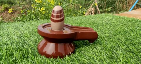 Narmadeshwar Shivling Damru Shape Jaldhari